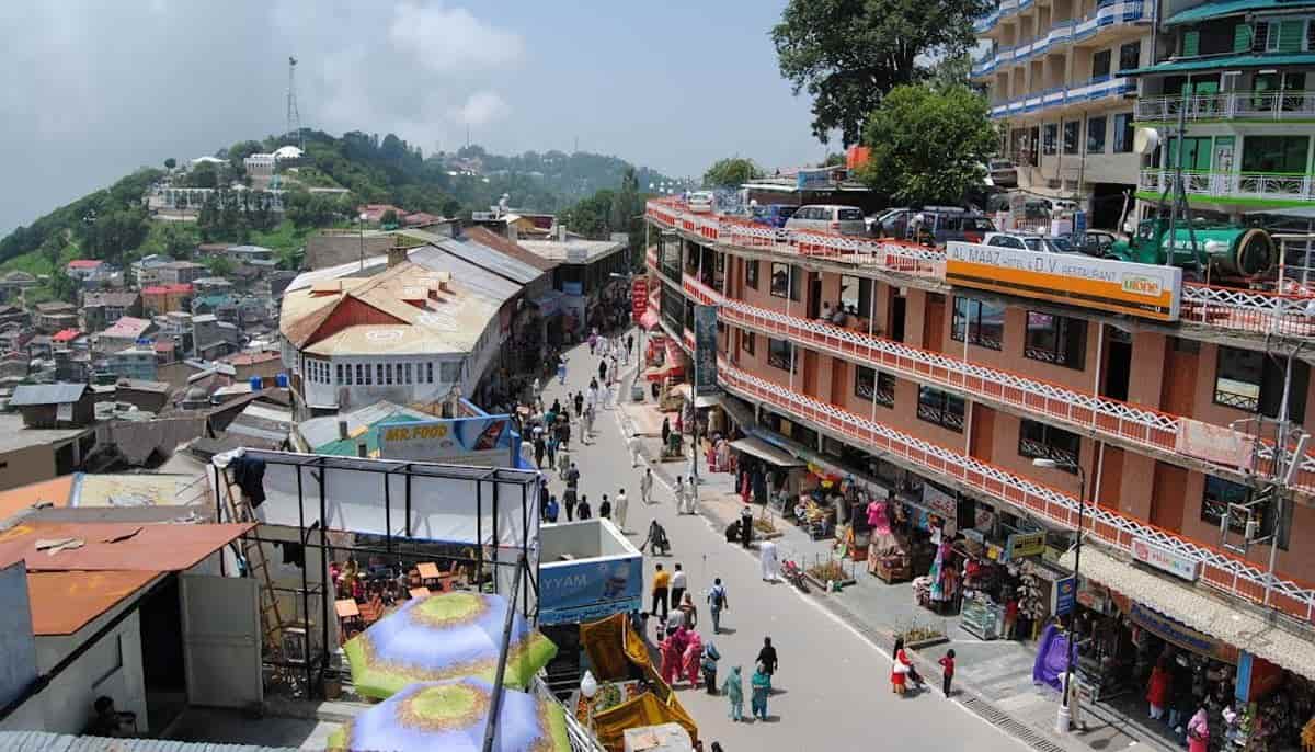 Mall Road in Murree